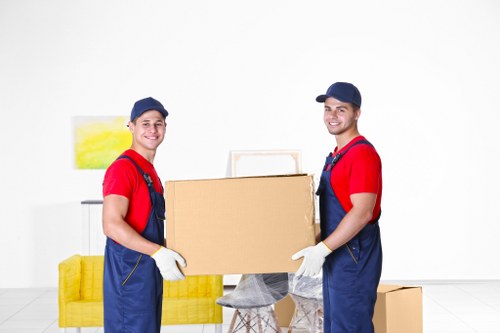 Croydon residential moving service with boxes and furniture