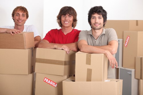 Professional man with a van service ensuring secure transport in Croydon
