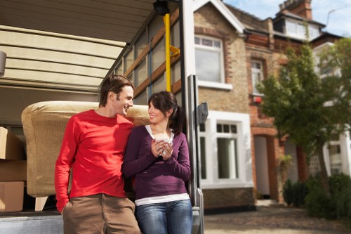 Family preparing for a house move in Croydon